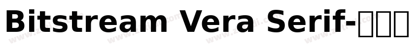 Bitstream Vera Serif字体转换